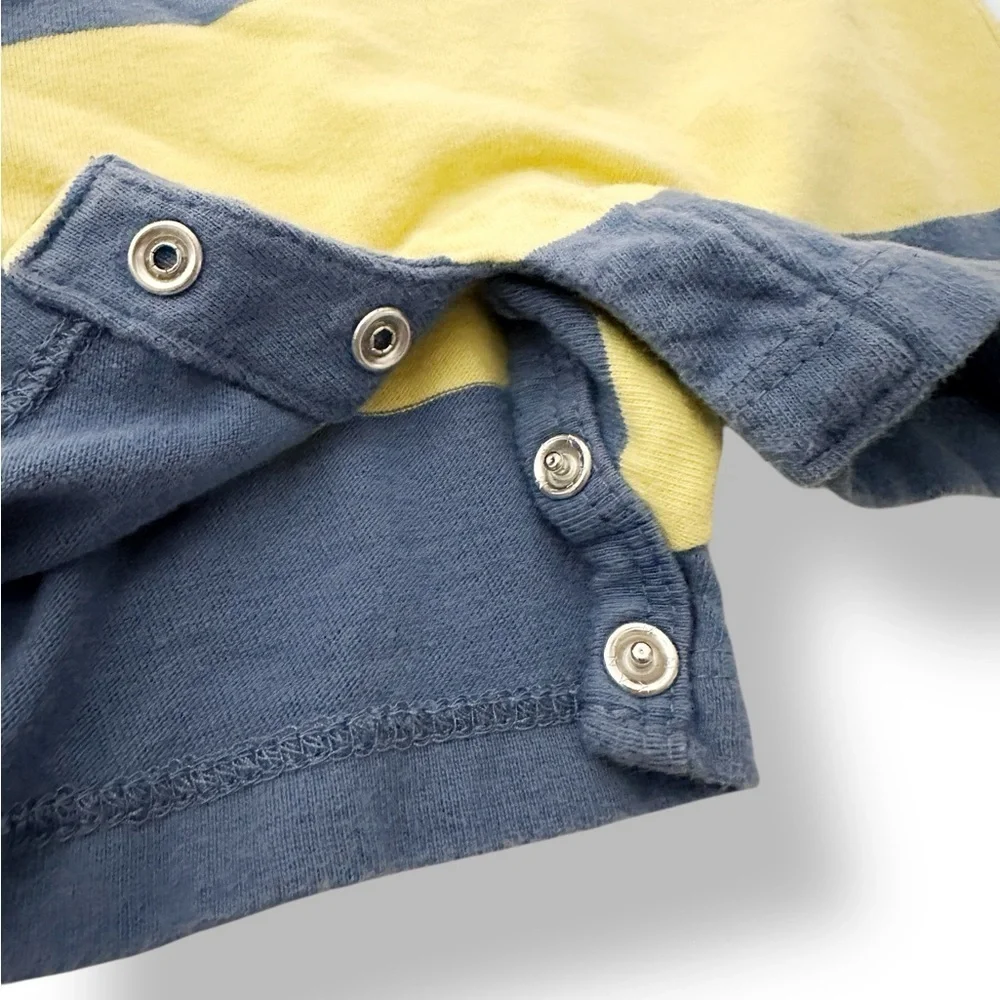 Ralph Lauren | Striped Cotton Rugby Shortall (9 mos) 🏉
